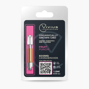 CBD Cartridges 1.0ml / 600mg, Flavors: Fruit Punch