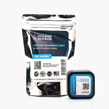 Premium CBD Isolate/Crystals (1000mg)