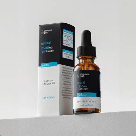 Ultra Pure Extracts, CBD Isolate, 1500mg (30ml), Concentration: 5%