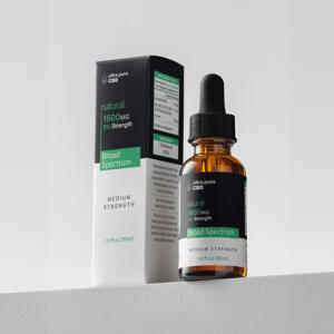 Ultra Pure Extracts, CBD Broad Spectrum, 1500mg (30ml), Concentration: 5%