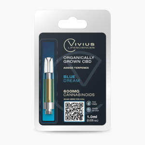 CBD Cartridges 1.0ml / 600mg, Flavors: Blue Dream